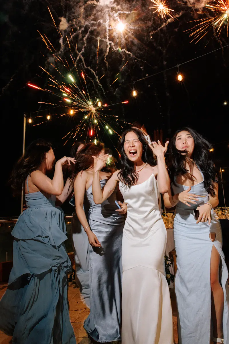 Wedding couple at golden hour in Puerto Vallarta by Evgenia Kostiaeva