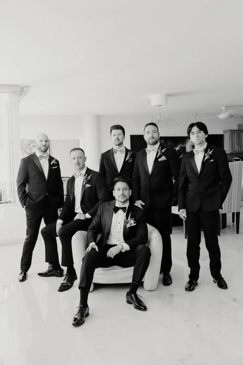 Couple dancing at an open-air reception in Puerto Vallarta at night